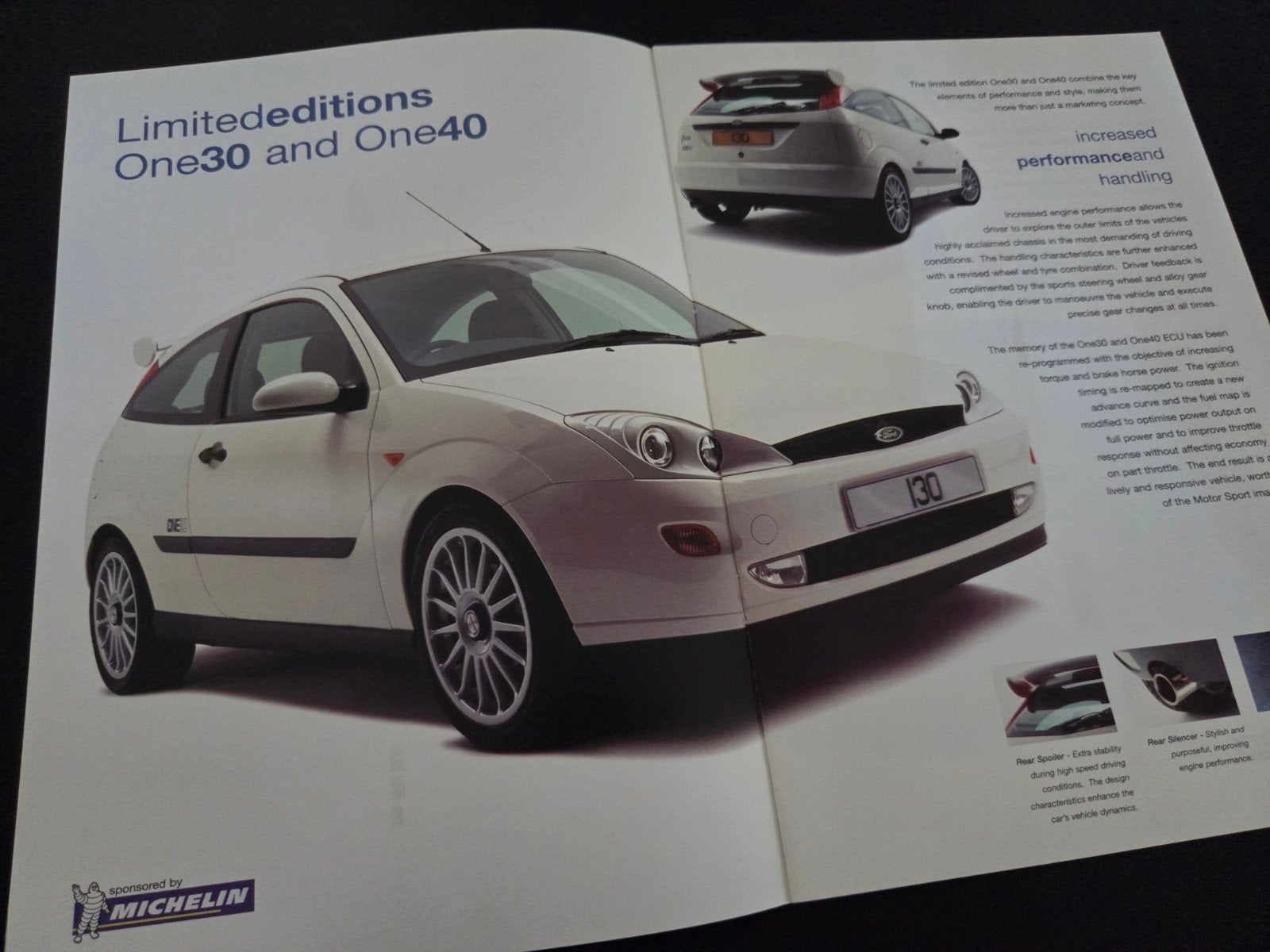 Brochure DPRS Ford Focus One30 / One40 / T-One90 1999, Ophalen of Verzenden, Zo goed als nieuw, Ford
