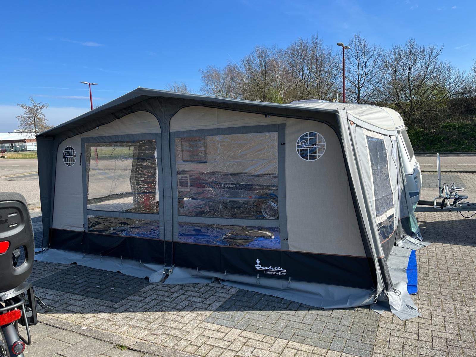 Isabella Commodore Dawn G16, 3 meter diep, zo goed als nieuw, Caravans en Kamperen, Voortenten en Luifels, Ophalen, Zo goed als nieuw