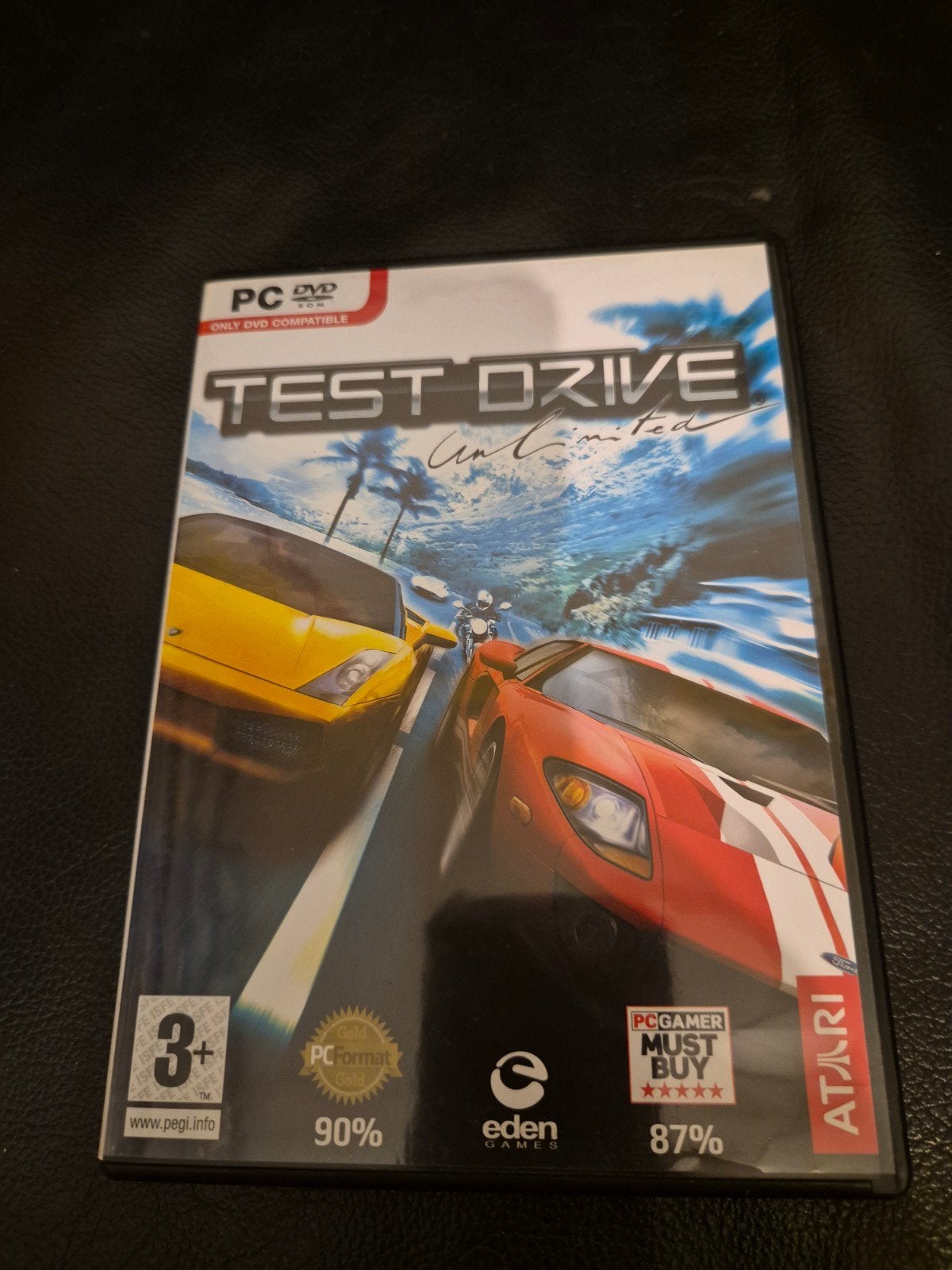 Test Drive Unlimited PC DVD-ROM - Racegame, Online, Gebruikt, 1 speler, Racen en Vliegen