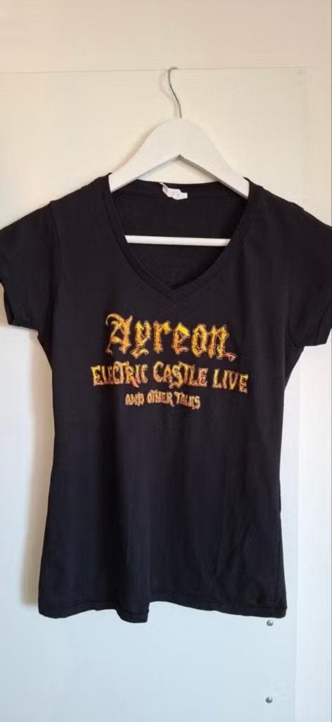 Ayreon Electric Castle Crewshirt - Maat S Girly, Ayreon, Zwart, Ophalen of Verzenden, Zo goed als nieuw