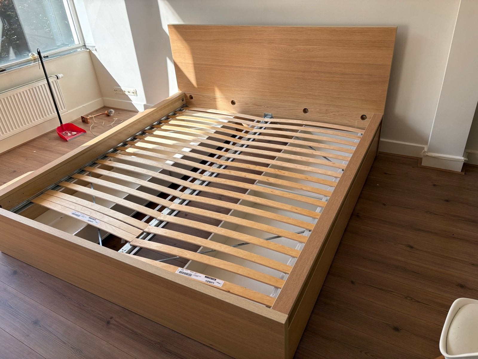 IKEA bedframe met lattenbodem - 180x200 cm, Gebruikt, Overige kleuren, Tweepersoons, 200 cm