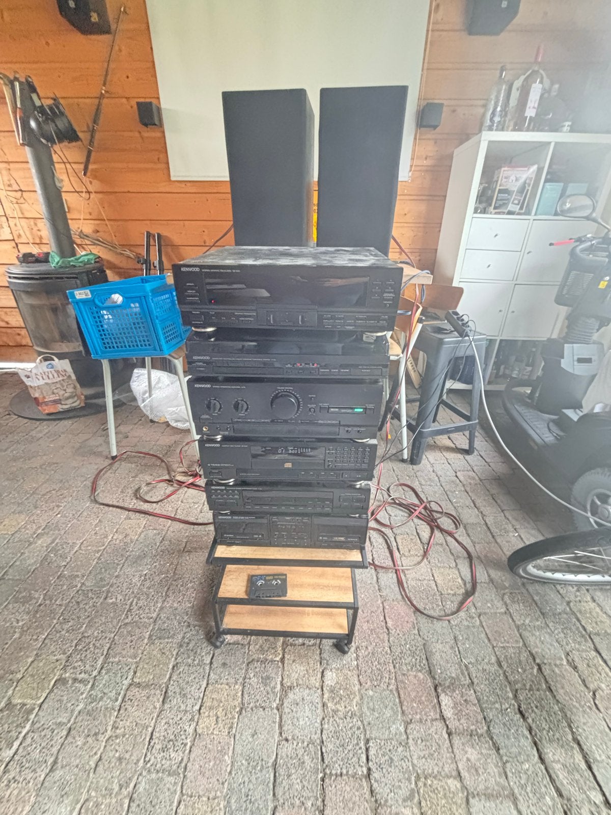 Kenwood Stereo Toren met Losse Componenten en AB, Gebruikt, Losse componenten, Cd-speler, Ophalen