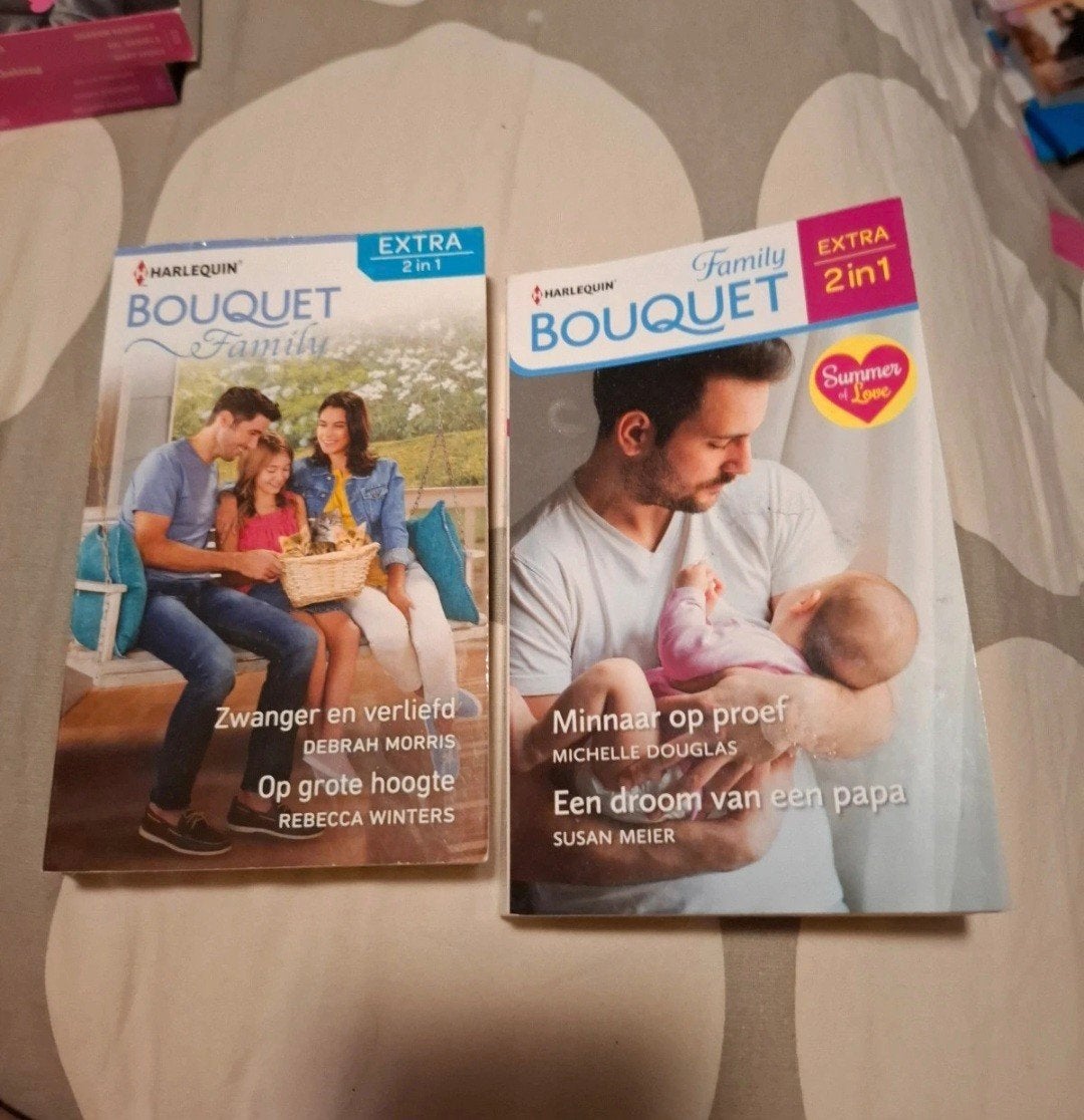 Harlequin Bouquet Family 2-in-1 Romantische Romans, Boeken, Ophalen of Verzenden, Zo goed als nieuw, Nederland