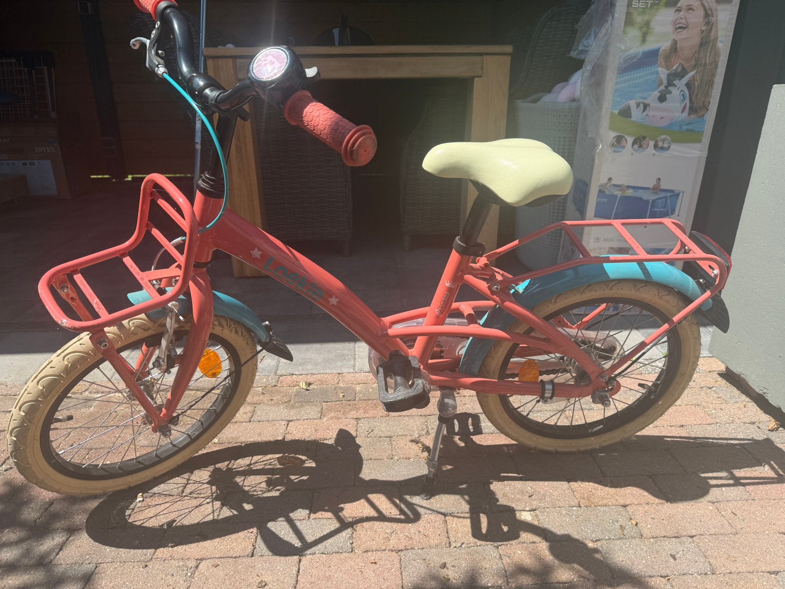 16 inch loekie prinses fiets, Fietsen en Brommers, Ophalen, Zo goed als nieuw, Dames, 16 tot 18 inch