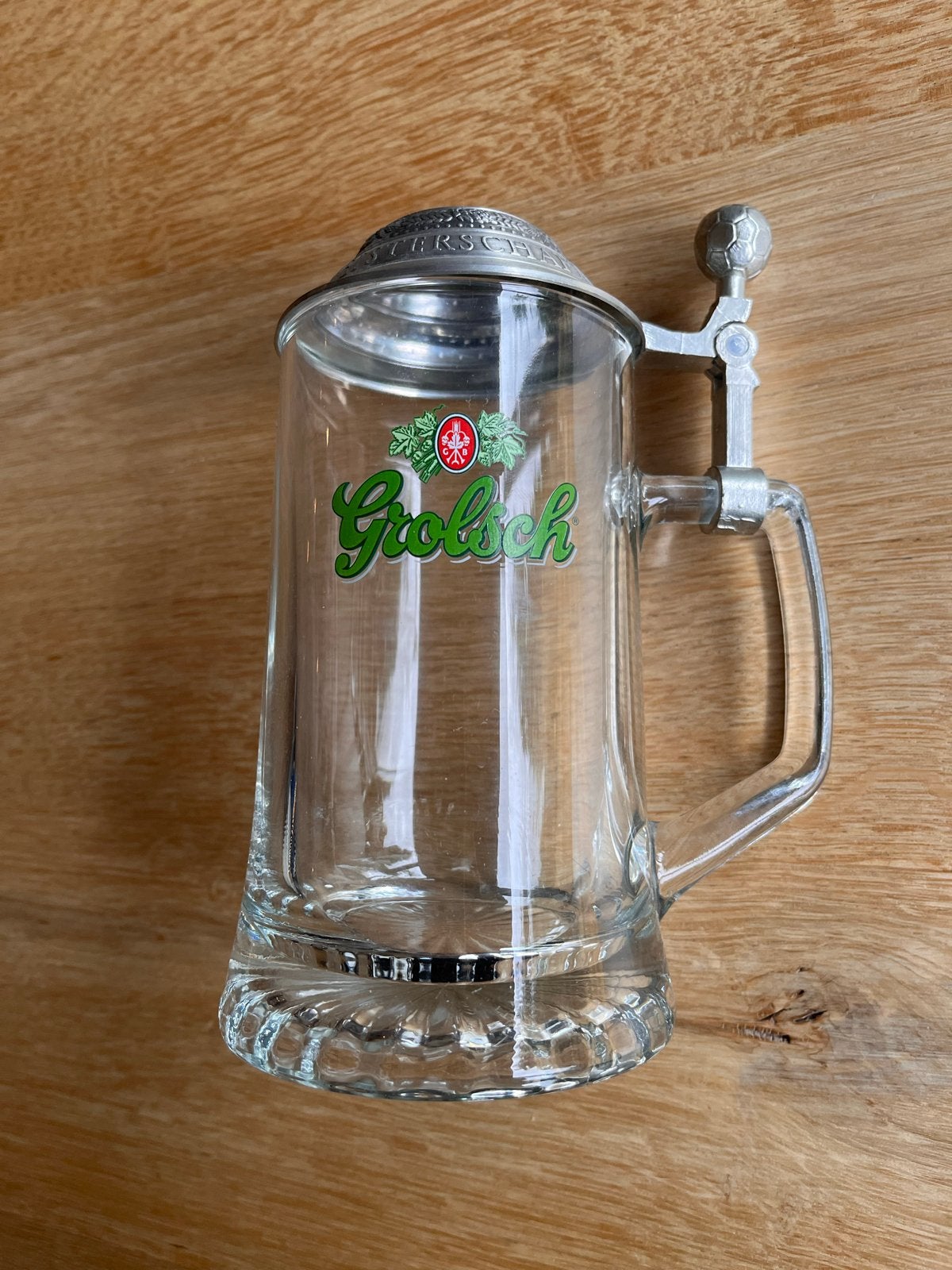 Grolsch bierpul met deksel - Vintage, Verzamelen, Ophalen of Verzenden, Zo goed als nieuw