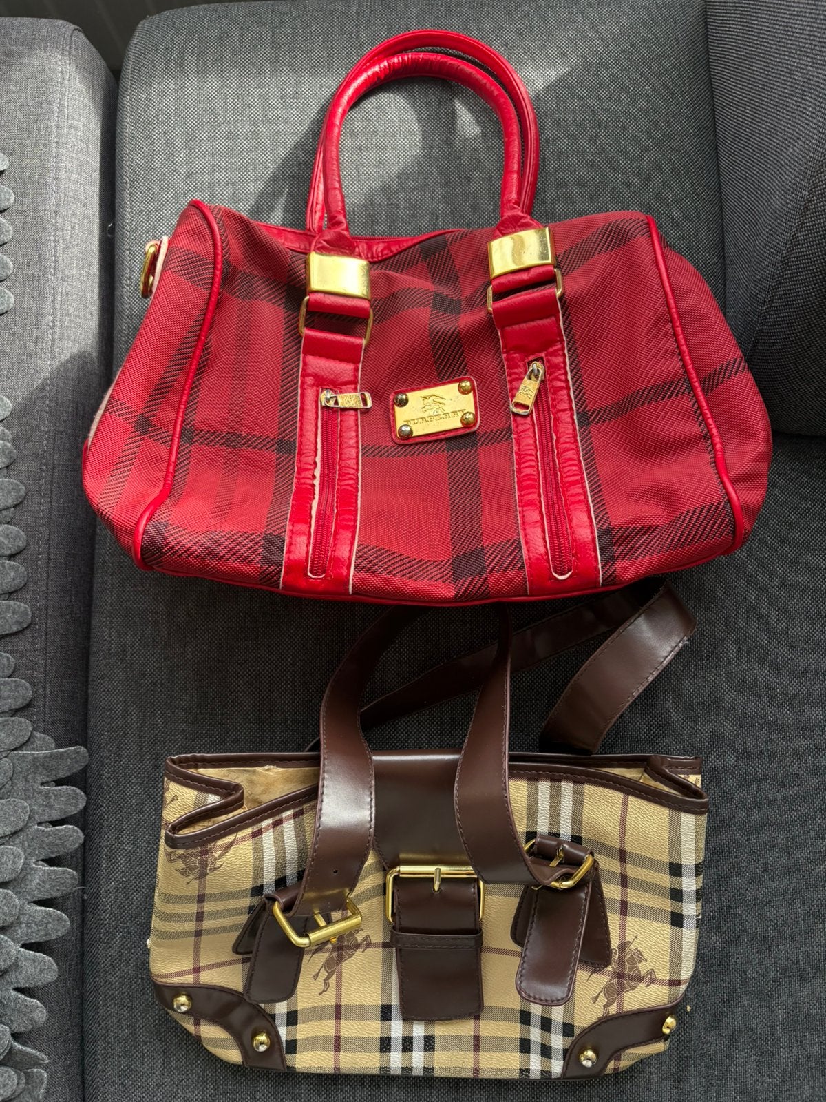 Burberry, Ophalen of Verzenden, Gebruikt, Overige kleuren, Handtas