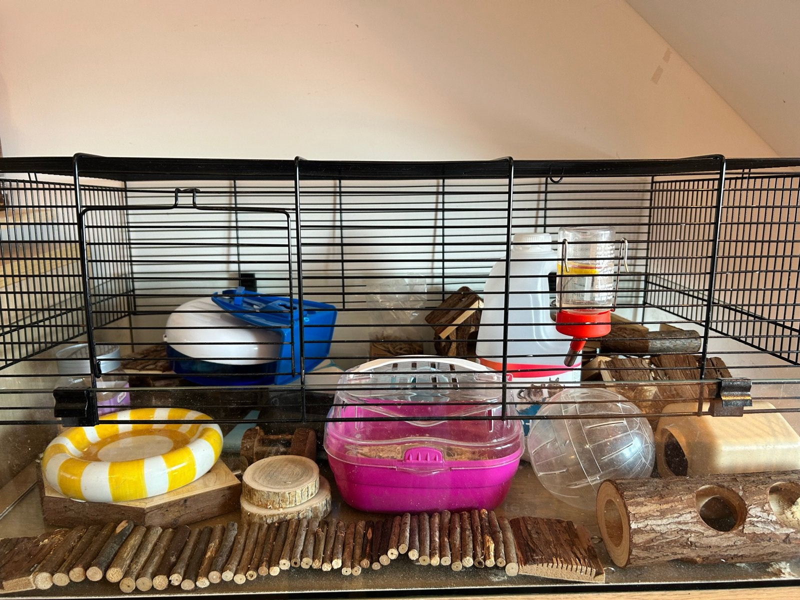 Hamster hok, Dieren en Toebehoren, Knaagdieren en Konijnen | Hokken en Kooien, 75 tot 110 cm, Ophalen, Minder dan 60 cm, Hok