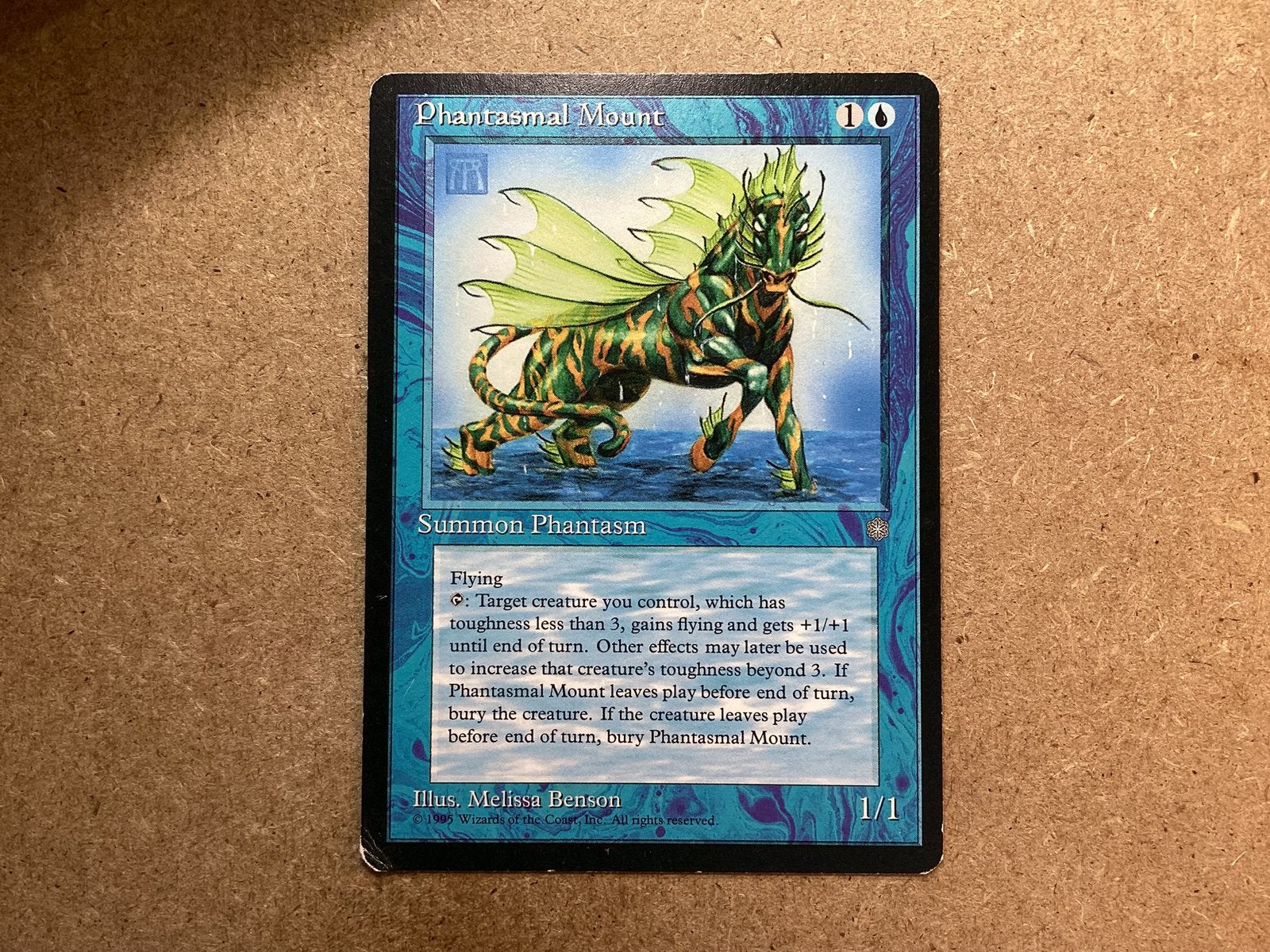 1x Phantasmal Mount (Light Played), Ophalen of Verzenden, Gebruikt, Losse kaart