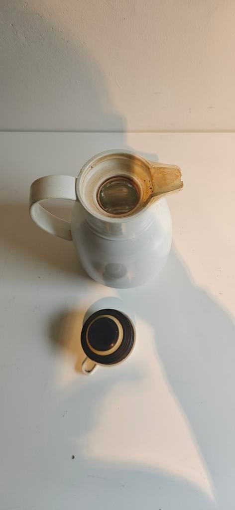 Vintage Alfi Thermoskan Wit - Klassiek Design, Antiek en Kunst, Antiek | Keukenbenodigdheden, Ophalen of Verzenden
