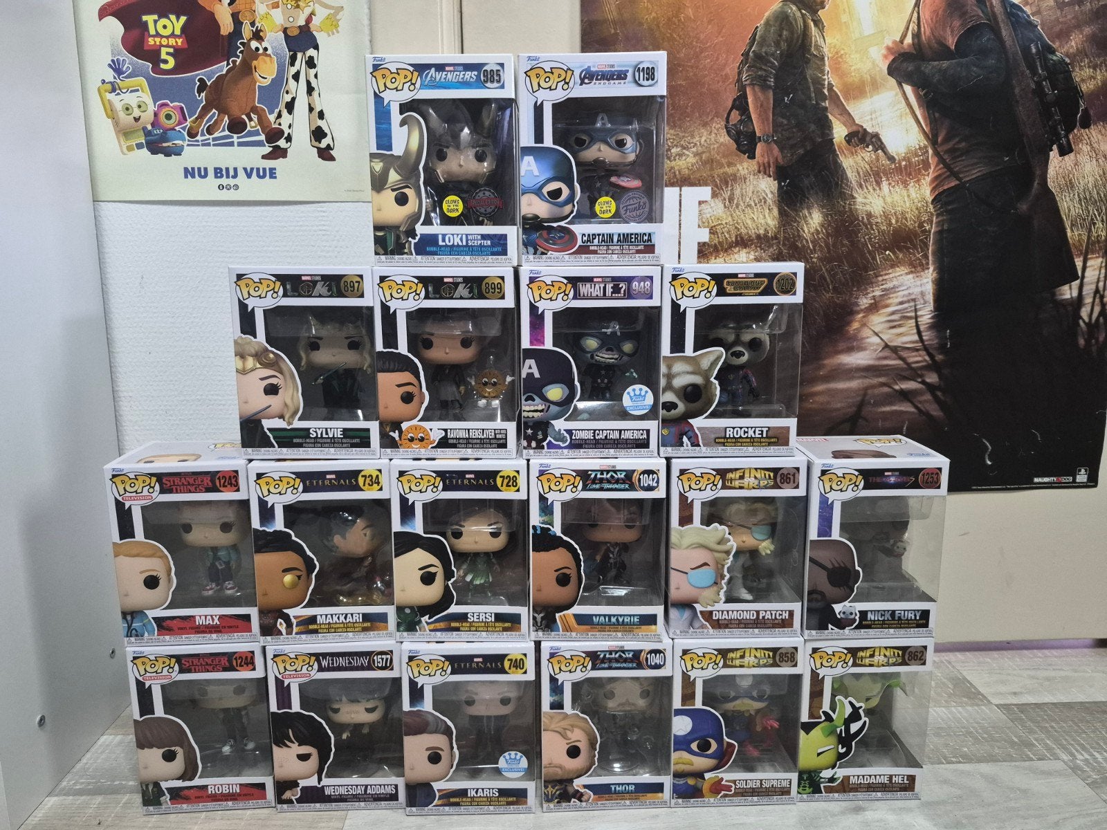 Grote collectie Funko Pop! figuren - Marvel, Stranger Things, Ophalen, Nieuw