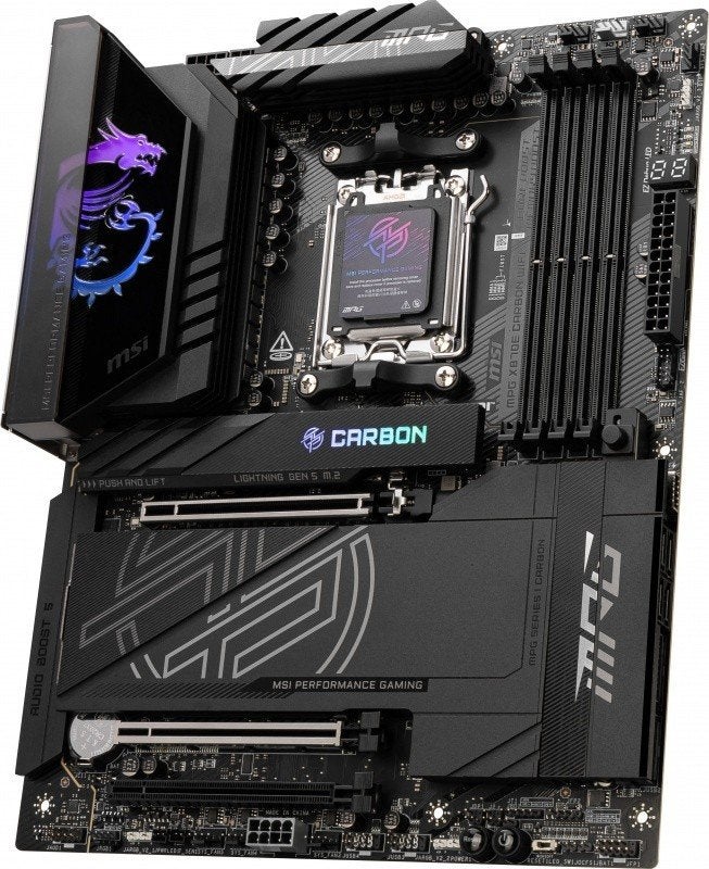 MSI MPG X870E Carbon WiFi Moederbord, Computers en Software, Nieuw, Ophalen of Verzenden, X870, ATX