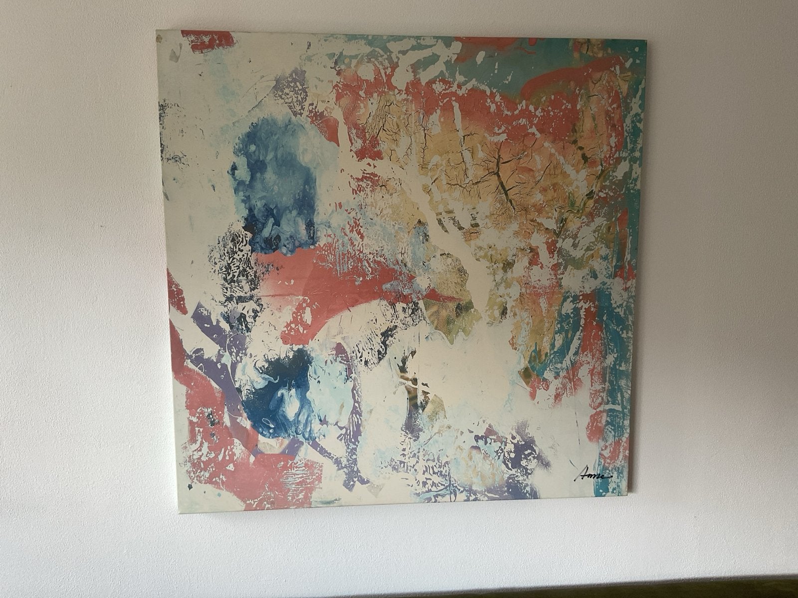 Abstract Schilderij - Kleurrijk en Modern, Ophalen of Verzenden