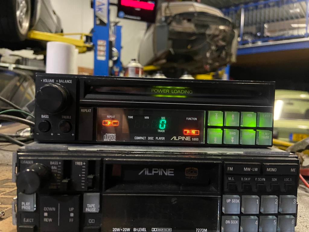Alpine 5900 1985 CD-autoradio HiFi, Ophalen of Verzenden, Gebruikt