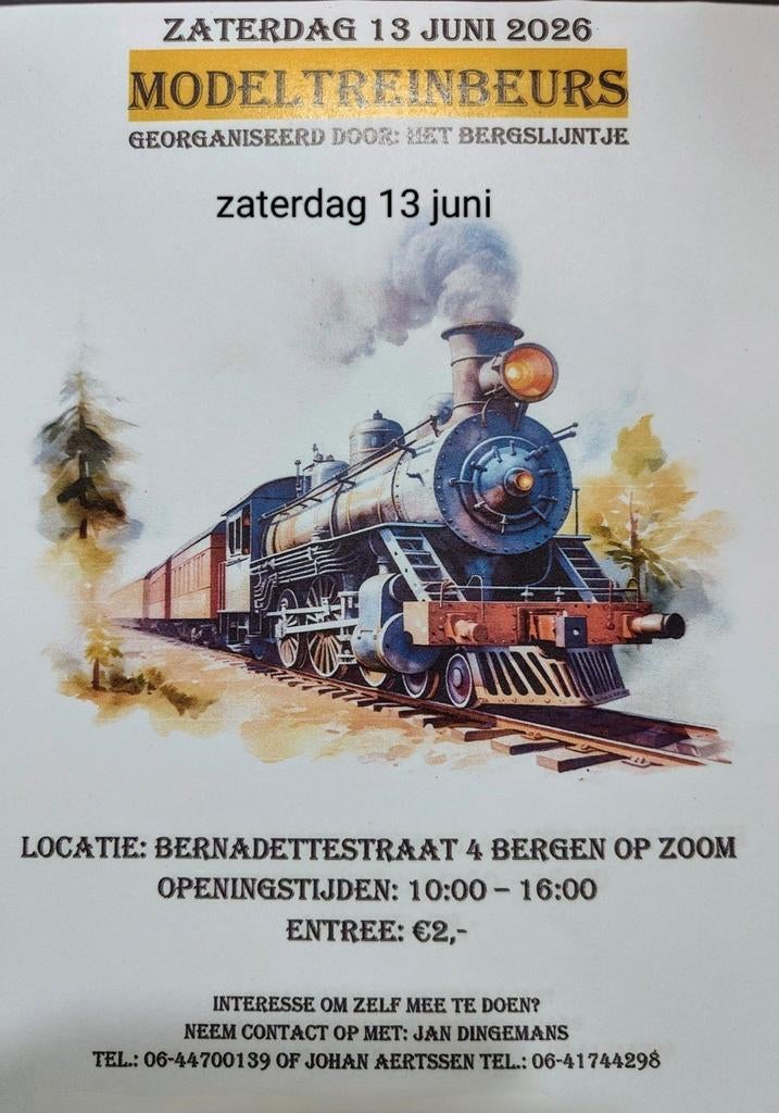 Modeltreinbeurs poster, Hobby en Vrije tijd, Ophalen of Verzenden, Overige soorten