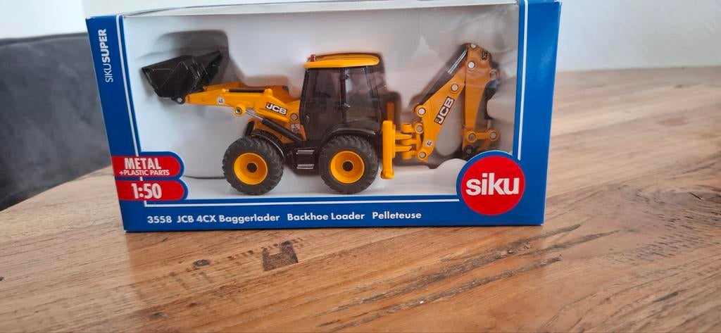 Siku Super JCB 4CX Baggerlader - Nieuw in doos, Ophalen of Verzenden, Nieuw, Bus of Vrachtwagen, SIKU