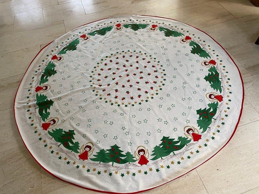 Rond Kerstkleed . Tafelkleed kerst, Diversen, Ophalen of Verzenden, Zo goed als nieuw