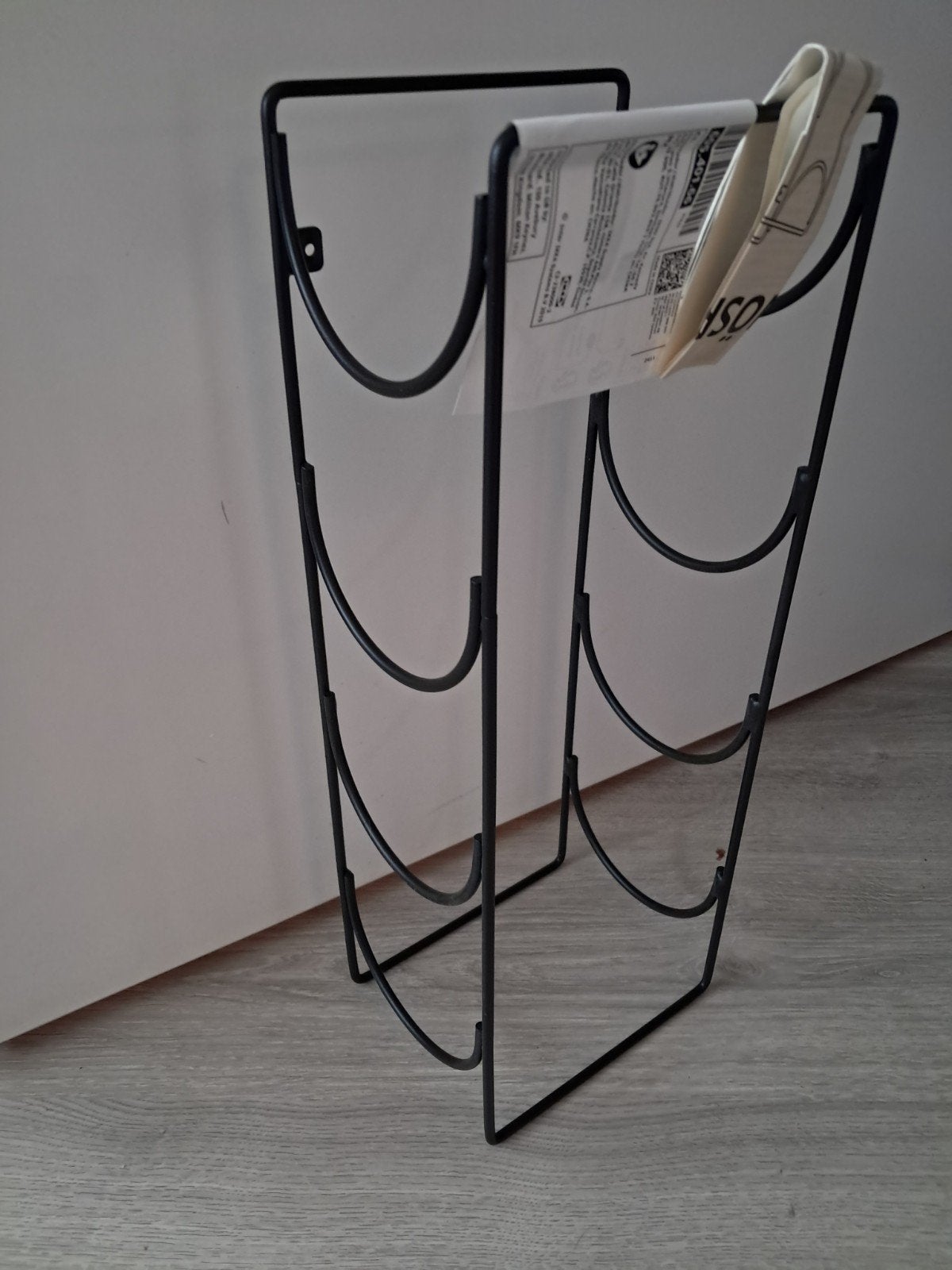 IKEA SNÖSPIRA - wijnrek, Ophalen of Verzenden, Nieuw, Metaal, Minder dan 5 flessen
