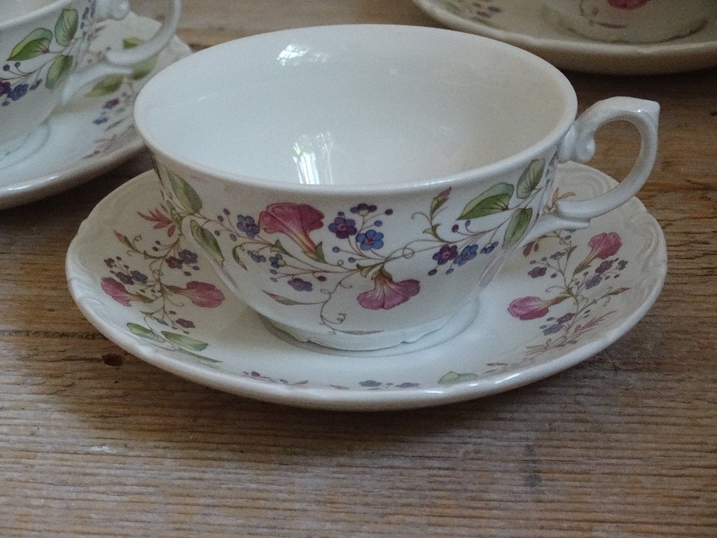 Servies, Spaans PONTESA, Bloemetjes (HEMA), gaaf, Ophalen of Verzenden
