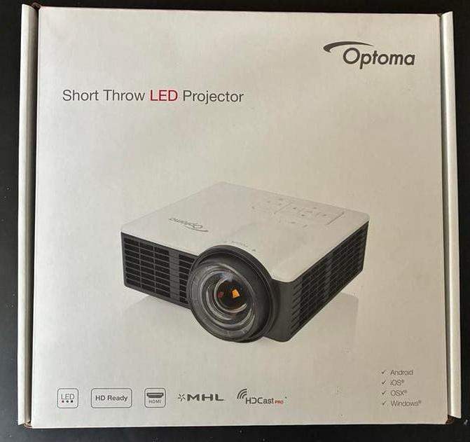 Optoma ML1050ST - Compacte Beamer met Accessoires, Ophalen, Zo goed als nieuw, Overige technologieën, Overige resoluties