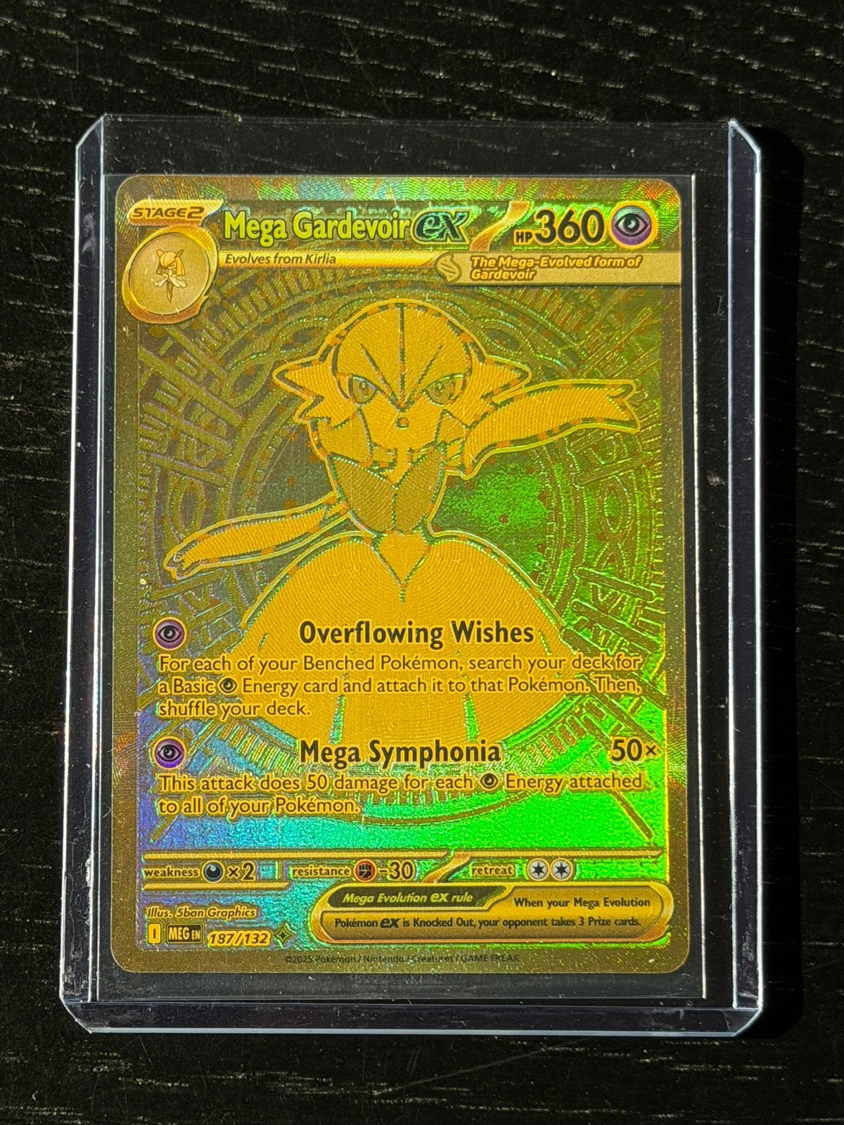 Pokemon Mega Gardevoir EX 187/132 - Mega Evolution, Ophalen of Verzenden, Zo goed als nieuw