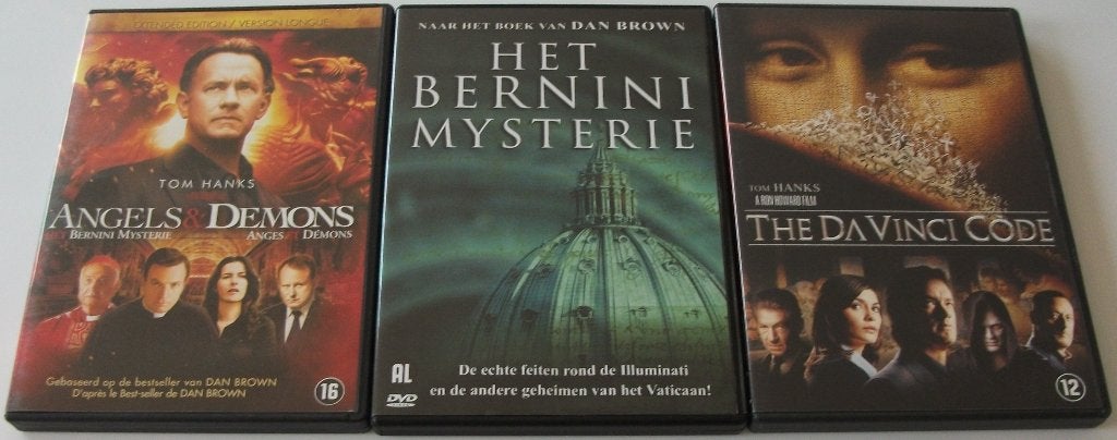 Dvd *** DAN BROWN COLLECTION *** 3 stuks, Engels, Nederlands, Overige genres, Ophalen of Verzenden