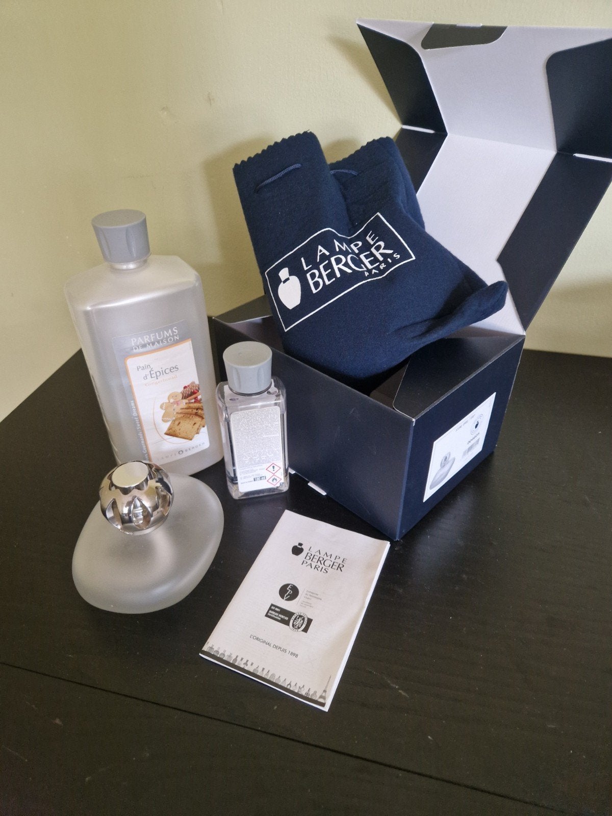 Lampe Berger Paris set met geuren en accessoires, Ophalen of Verzenden, Zo goed als nieuw, Modern, Wit