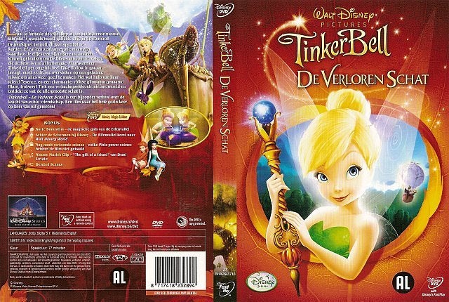 Tinkerbell - De Verloren Schat DVD, Europees, Tekenfilm, Verzenden, Alle leeftijden
