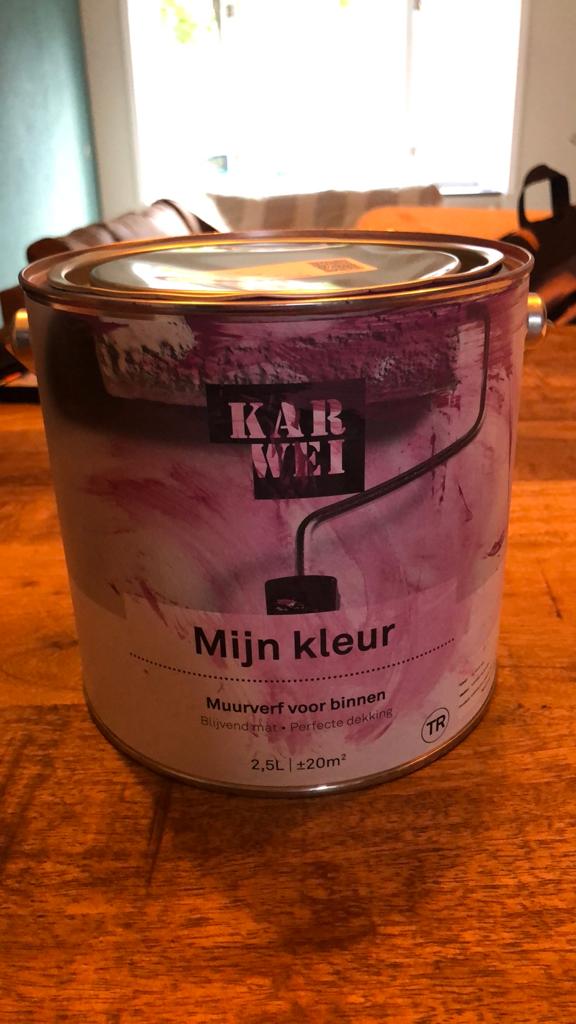 Karwei muurverf mat Amethyst Shadow I 2.5l, Ophalen, Overige kleuren, Nieuw, Verf