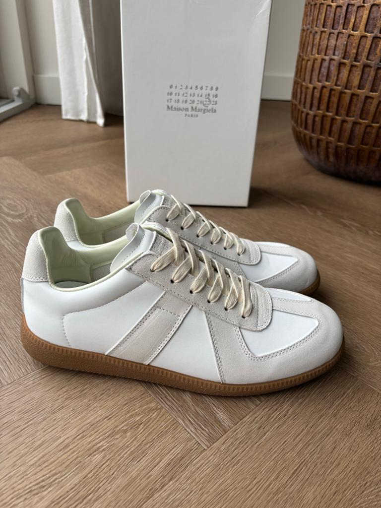 Maison Margiela GATs Wit Maat 43 - Gloednieuw, Ophalen of Verzenden, Nieuw, Wit, Sneakers of Gympen