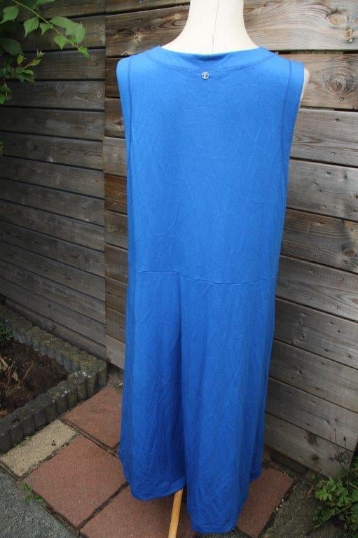 Jurk blauw Frapp mt XL Vaste prijs, Kleding | Dames, Frapp, Maat 46/48 (XL) of groter, Zo goed als nieuw, Knielengte