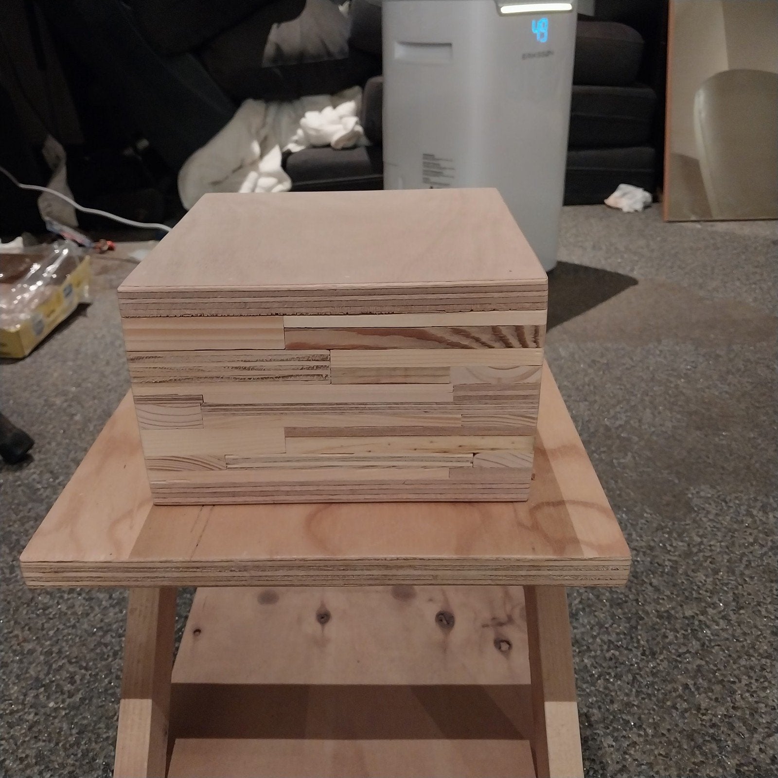 houten kubus, Antiek en Kunst, Ophalen
