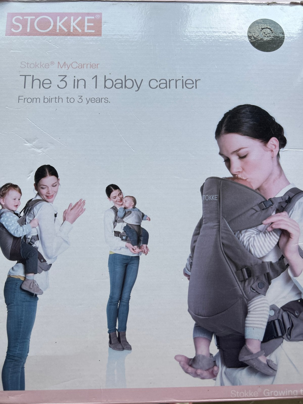 Stokke MyCarrier 3-in-1 Baby Draagzak - Van Geboorte tot 3 J, Zo goed als nieuw, Buik, Rug of Zij, Draagzak, Ophalen