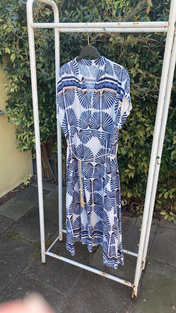 Paprika jurk maat 48, Kleding | Dames, Grote Maten, Ophalen of Verzenden, Zo goed als nieuw, Blauw, Jurk