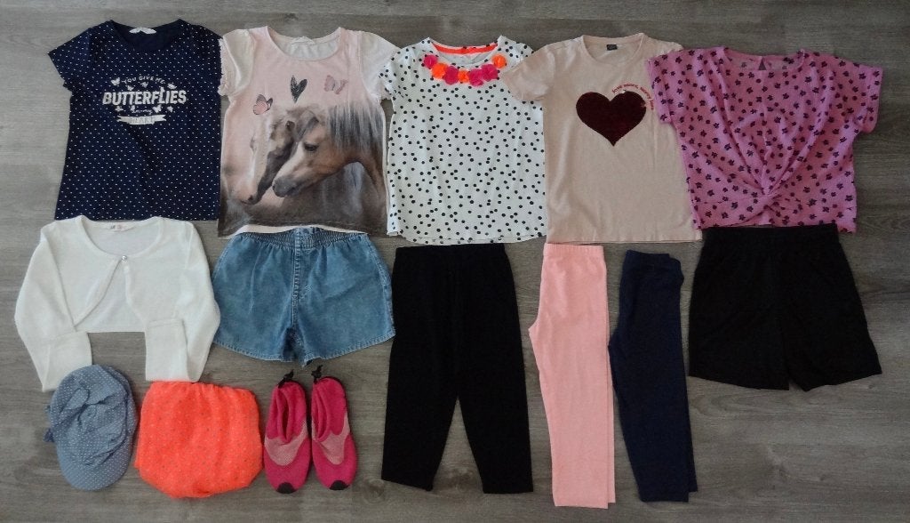 Pakket meisjes zomer kleding maat 134 140, Ophalen of Verzenden, Zo goed als nieuw, Meisje, Setje