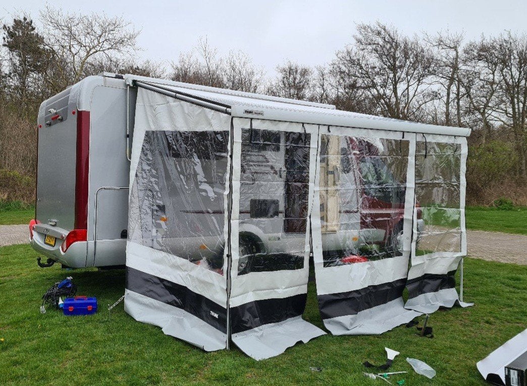 Thule Safariroom Compleet met Rainblockers G2, Caravans en Kamperen, Caravan accessoires, Ophalen, Zo goed als nieuw