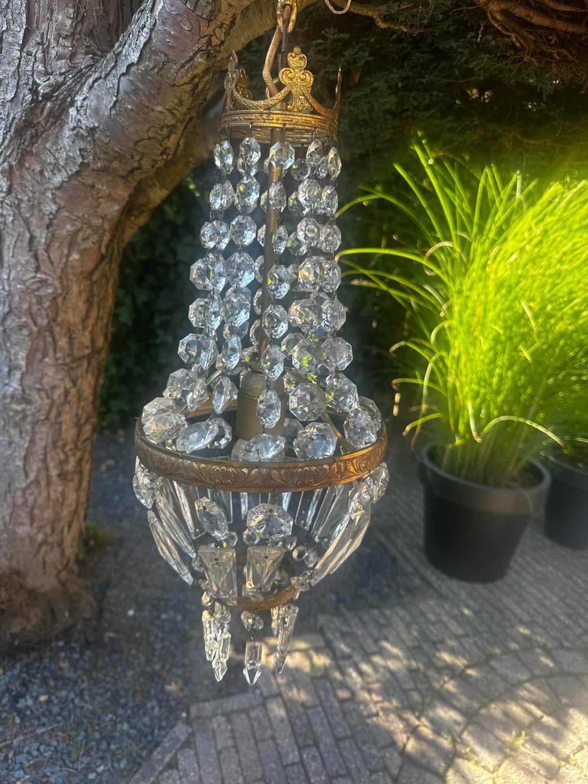 Brocante Franse Antieke Zakkroon, Antiek en Kunst, Ophalen
