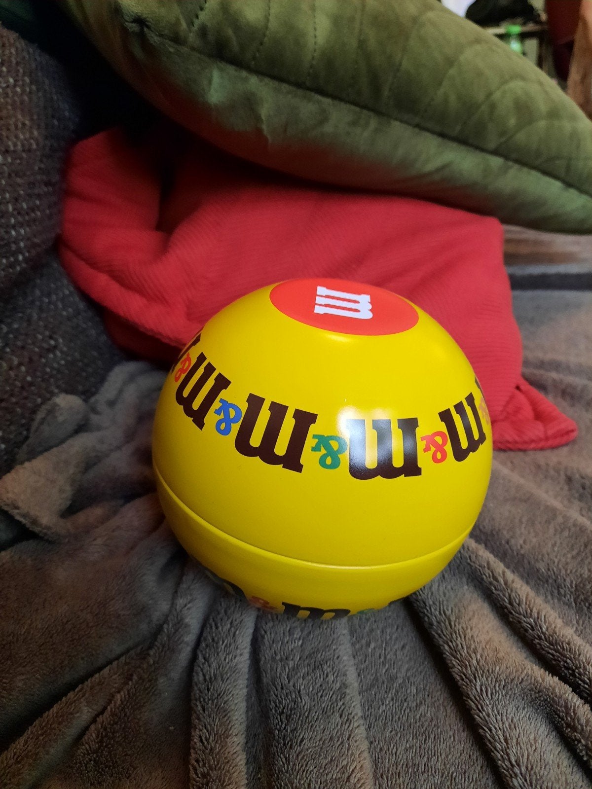 M&M's Snoepdispenser Geel - Leuke Decoratie!, Ophalen, Nieuw