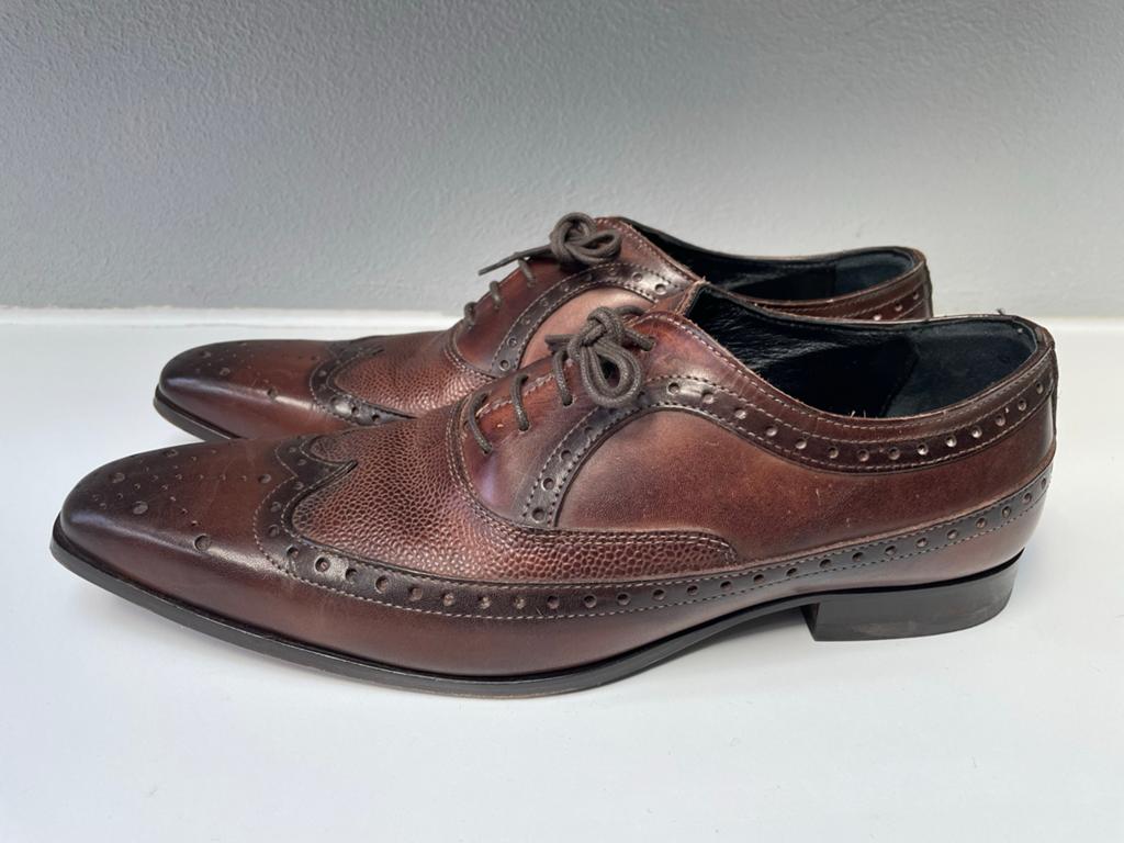 Manfield Black Label herenschoenen maat 42, Kleding | Heren, Schoenen, Ophalen of Verzenden, Zo goed als nieuw, Bruin, Veterschoenen