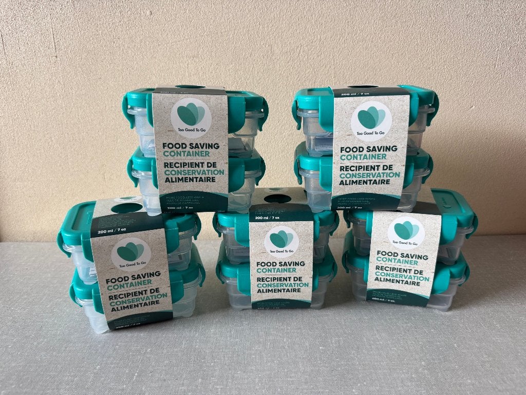 10 NIEUWE  vacuum voorraad bakjes Too Good To Go, Nieuw, Bak of Kom, Vaatwasserbestendig, Groen