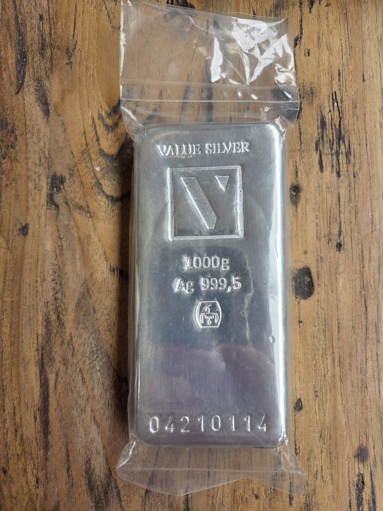 baar zilver, Ophalen, Zilver