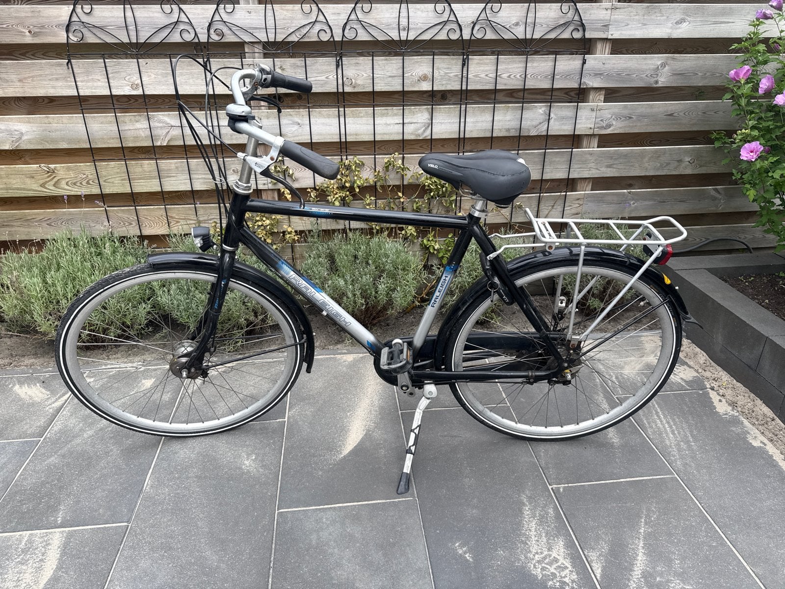 Raleigh herenfiets - Goede staat, Gebruikt, Velgrem, 57 tot 61 cm, Ophalen