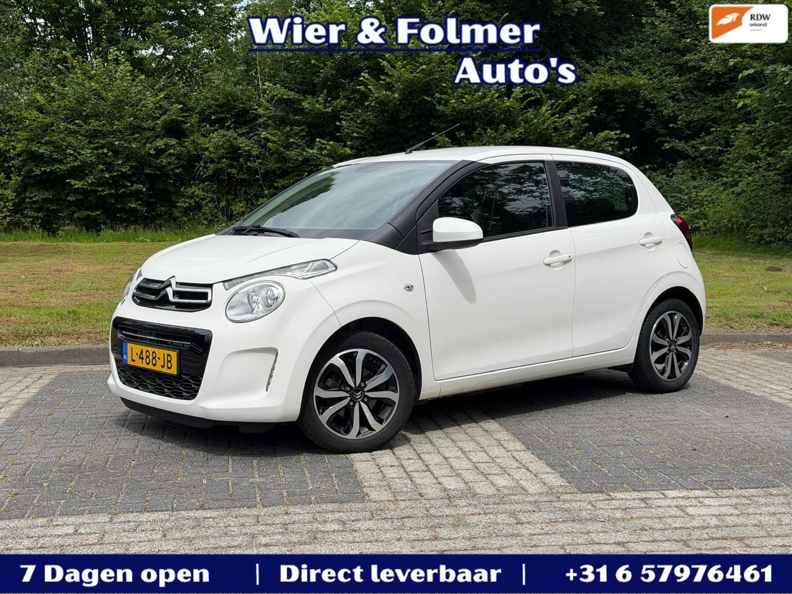 Citroen C1 1.0VTi Shine 5Drs | Carplay | Camera | NAP! | DAB, Auto's, Citroën, Voorwielaandrijving, Stof, Gebruikt, 4 stoelen