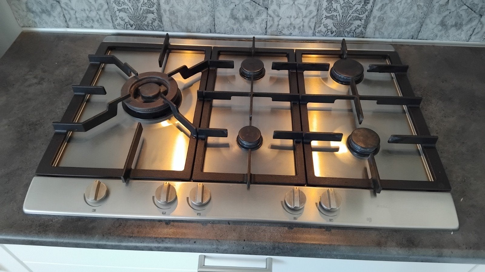 Nette gaskookplaat merk Atach, Ophalen, Gebruikt, Inbouw, Gas