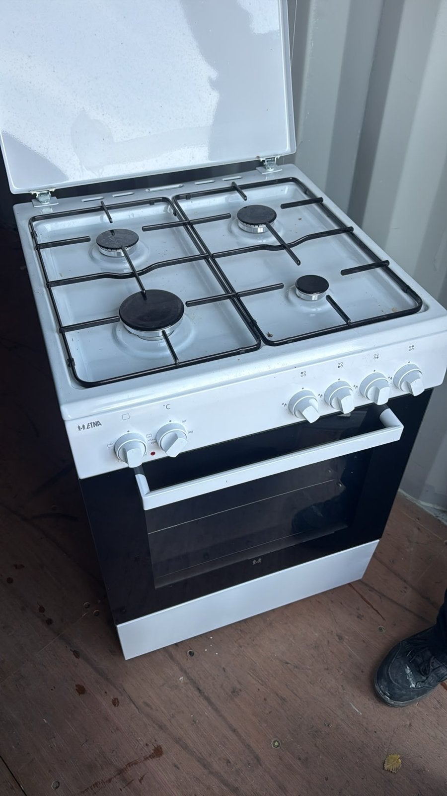 Etna Vrijstaand Gasfornuis met Oven - Wit, Witgoed en Apparatuur, Gebruikt, ., Vrijstaand, .