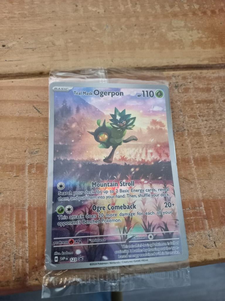 Oger pon promo kaart sealed, Ophalen of Verzenden, Nieuw, Losse kaart, Foil
