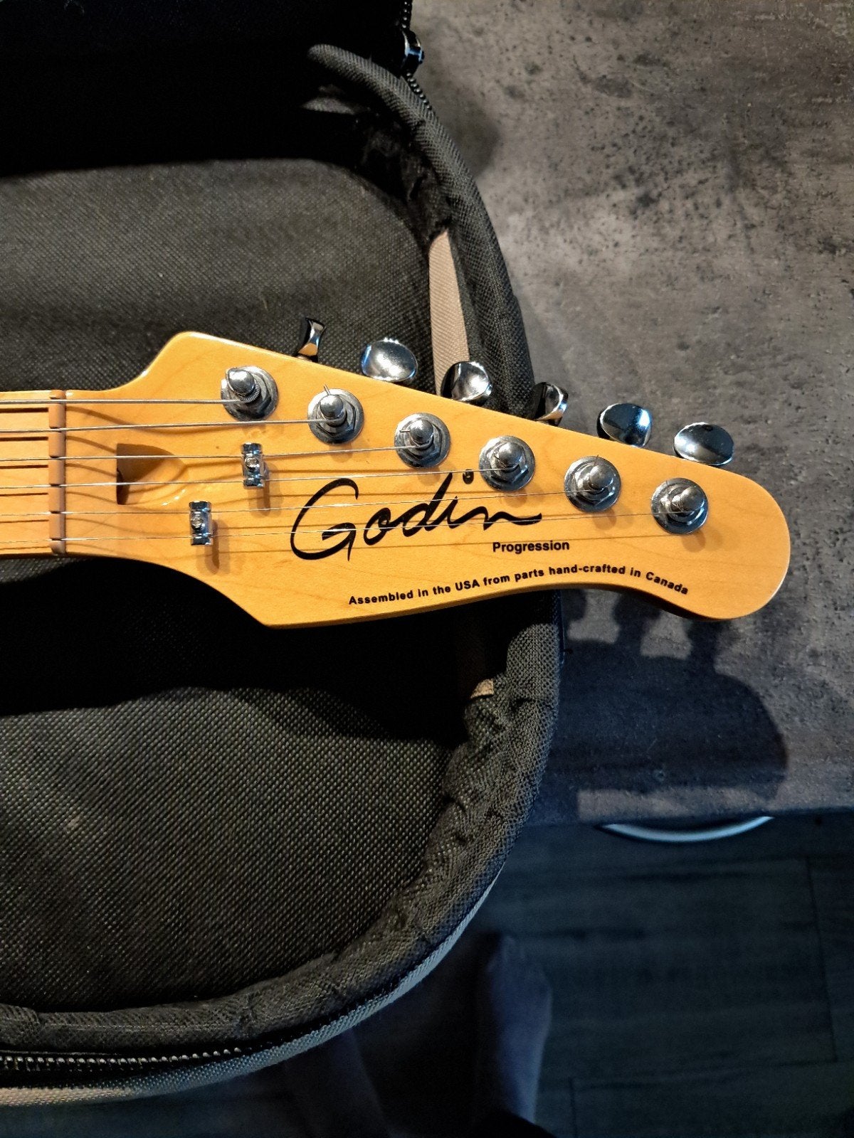 Godin Progression Stratocaster 2018 incl. Gigbag, Ophalen of Verzenden, Zo goed als nieuw, Solid body, Overige merken
