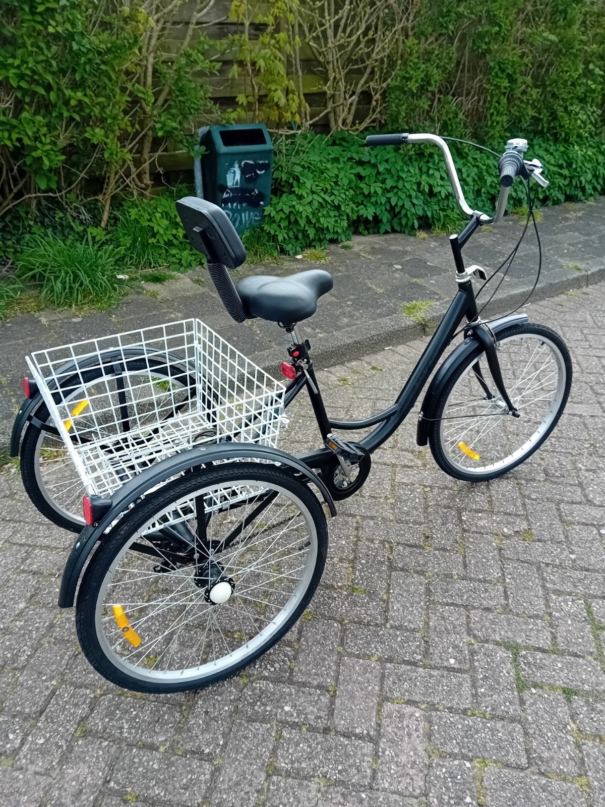 3 wieler fiets 6versnellingen bagage rek 1jaar oud, Diversen, Ophalen, 46 km of meer, 16 km/u of meer