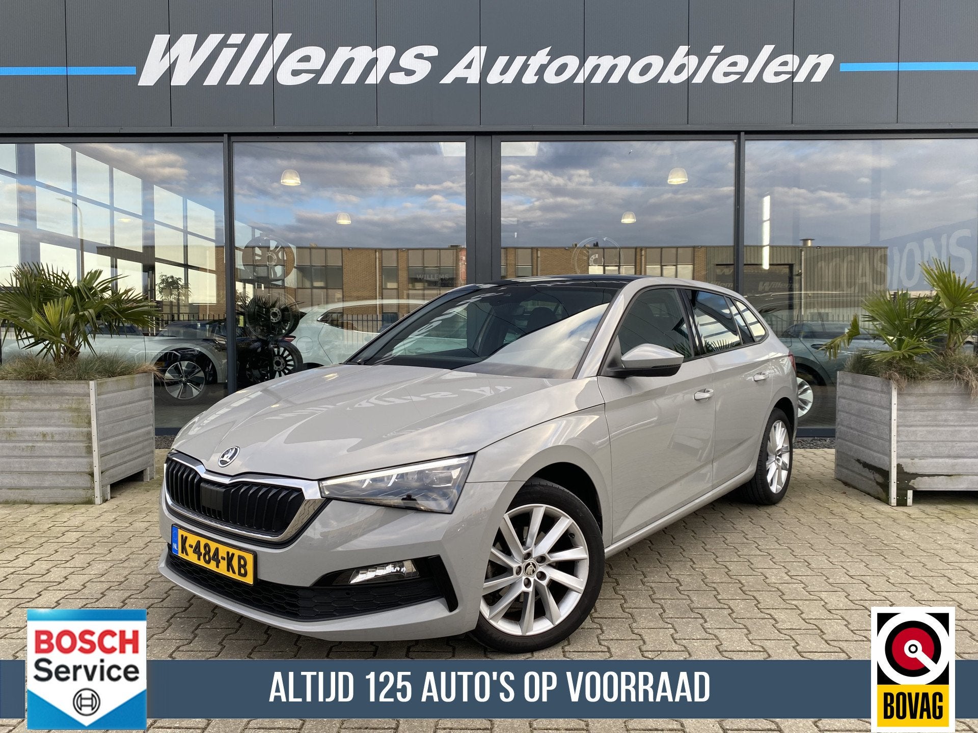 Skoda Scala 1.0 TSI Sport Business Panorama Dak, Cruise Cont, Auto's, Dealer onderhouden, Scala, Gebruikt, Euro 6