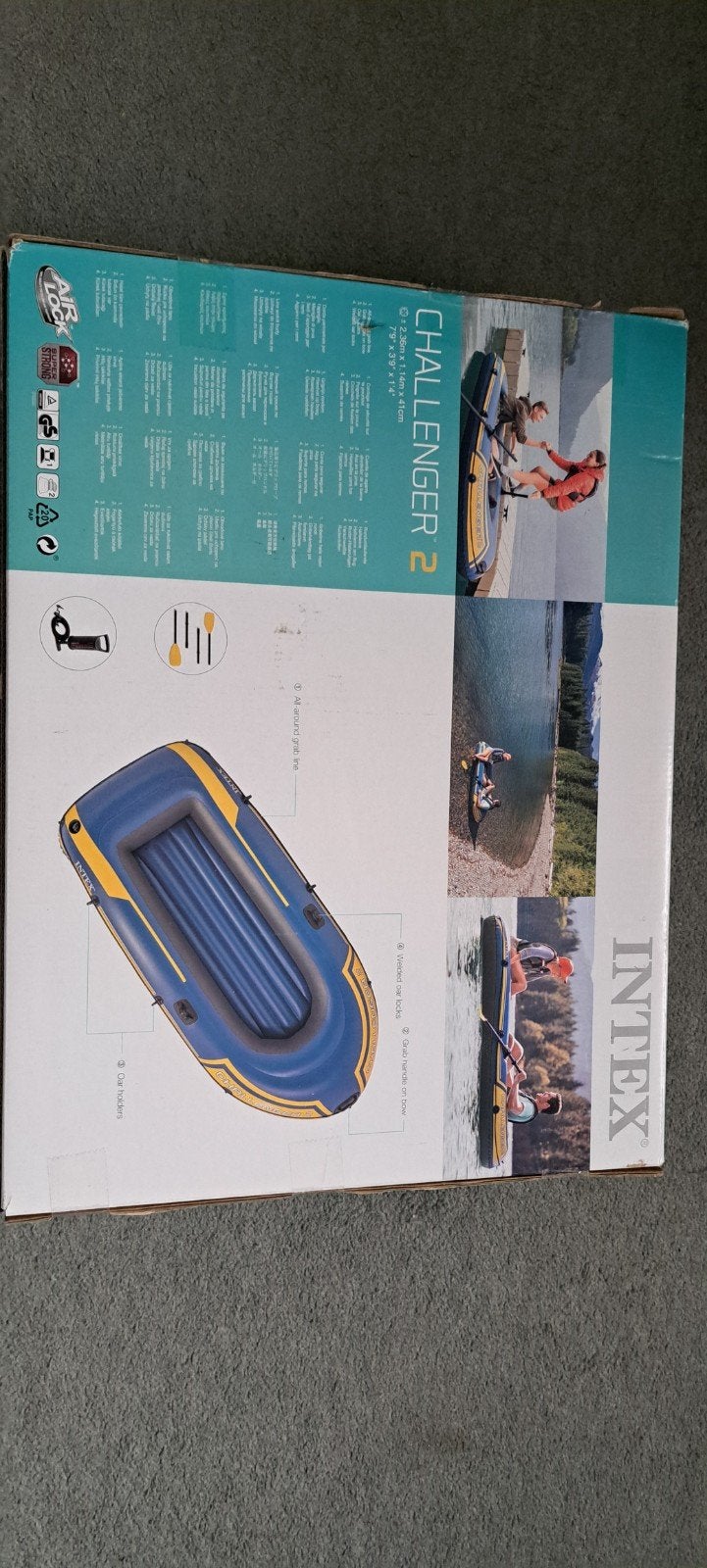 Intex Challenger 2 rubberbootje - Nieuw in doos!, Ophalen, Nieuw