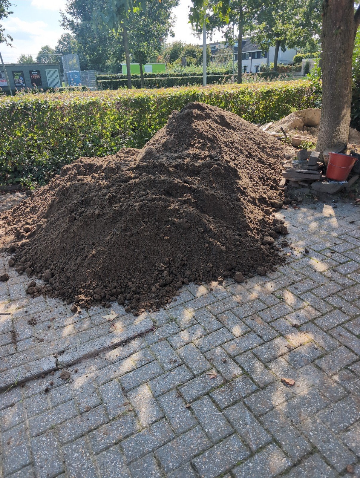 Gratis grond af te halen, Ophalen, Gebruikt, Ophoogzand